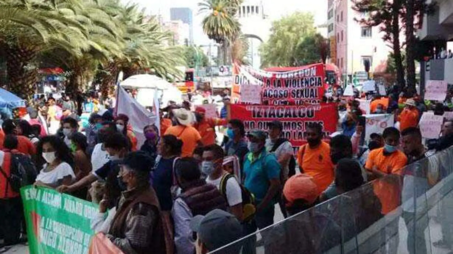 Trabajadores de limpia